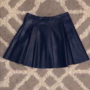 Vegan leather skirt